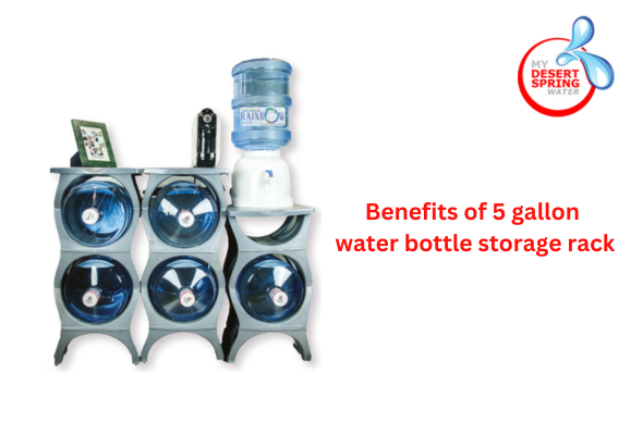 water bottle storage rack
